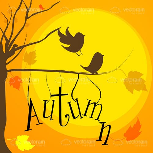 Illustrated Autumn Scenery
